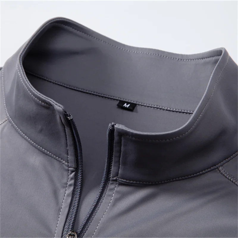 AIOPESON 2025 Men's Spring Lightweight Breathable UV Protection Sun Shirt for Outdoor Activities Male T Shirt