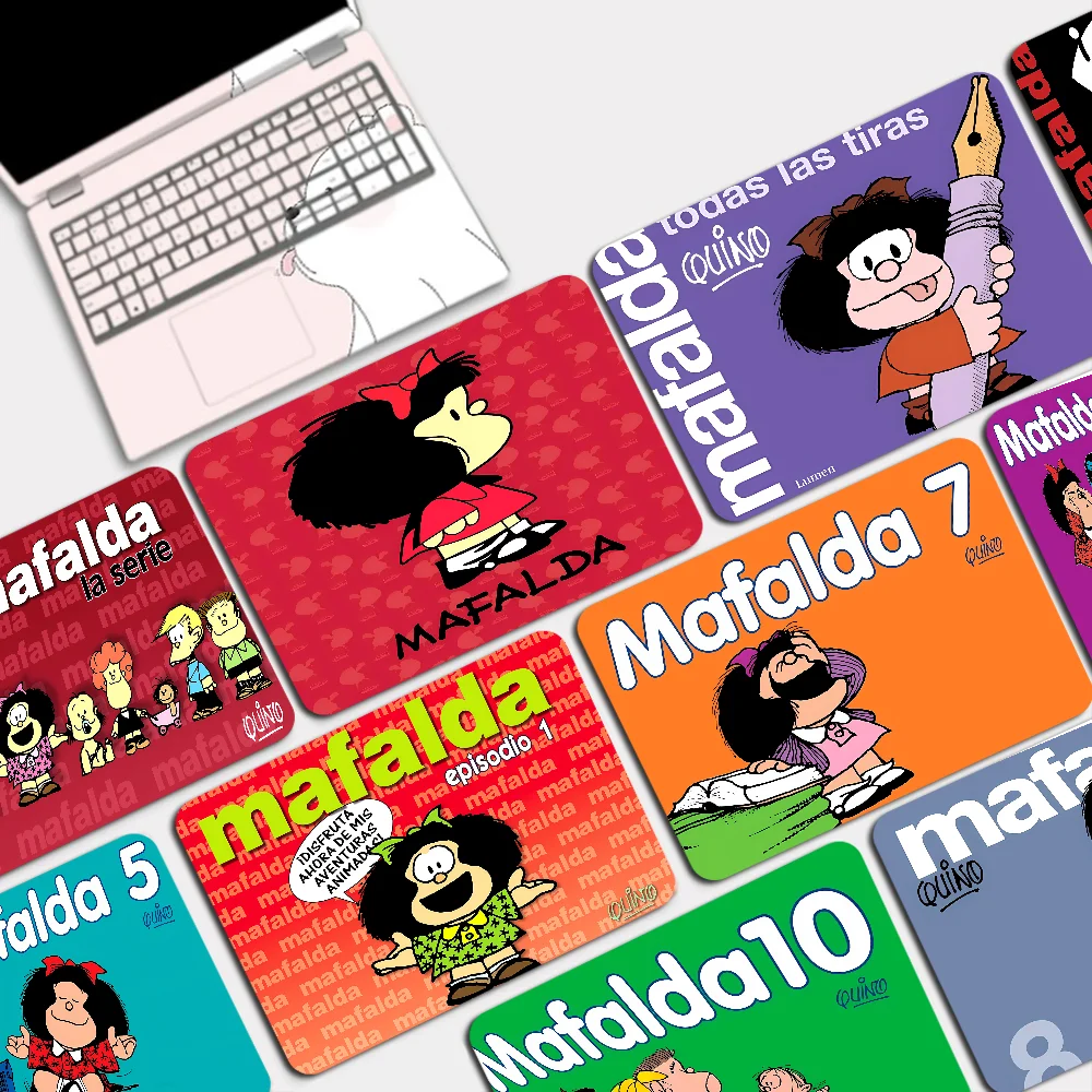 

Cute Cartoon M-Mafalda Mousepad Anti-Slip Gaming Mouse Pad Gamer Desk Mat Keyboard Pad Decoration Mause Pad Desk Accessories