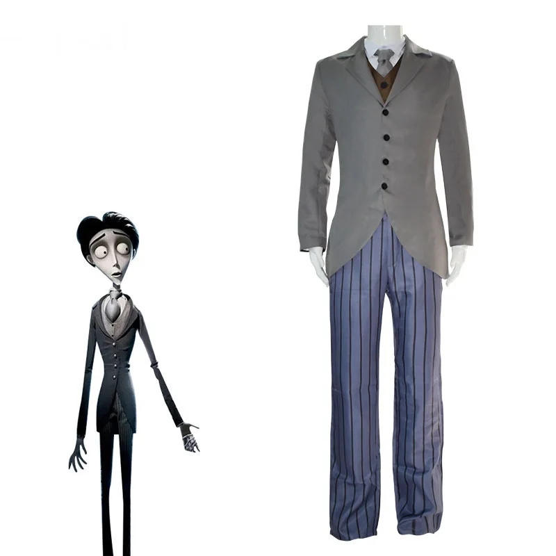 Victor Costume Cosplay abiti da sposa cadavere di Tim Burton abiti