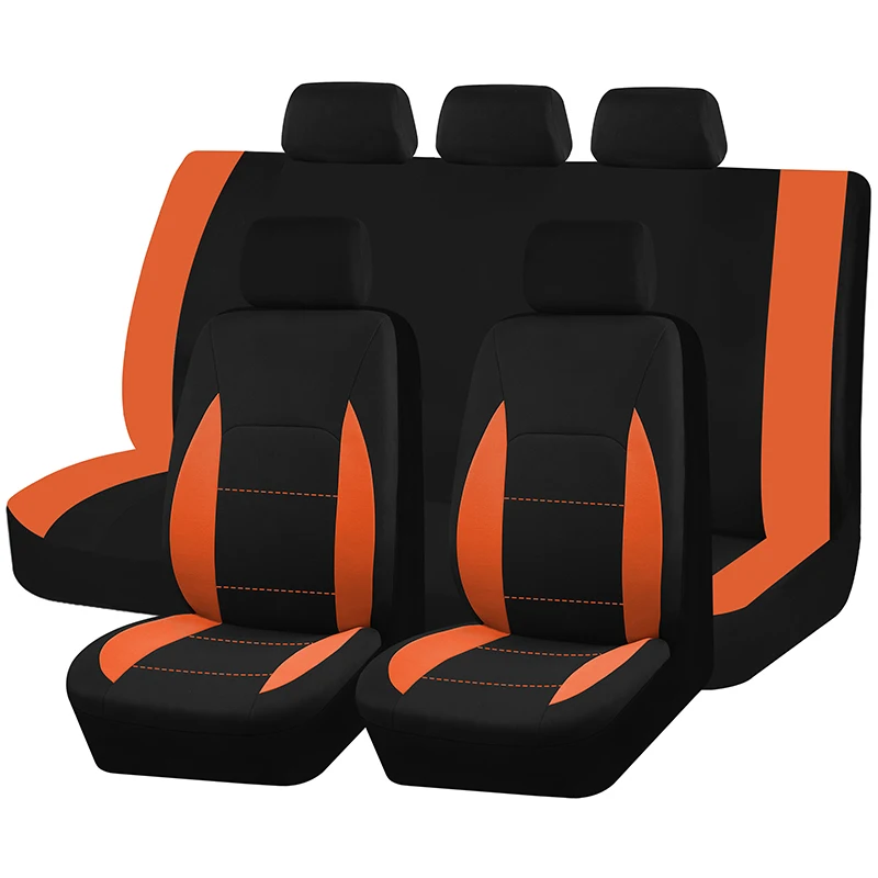 AUTOPLUS Sportliche Autositzbezüge, komplettes Set, Universalgröße, passend für die meisten Autos, SUVs, LKWs, Autozubehör, Innenausstattung mit Airbag-kompatibel – Detail 12