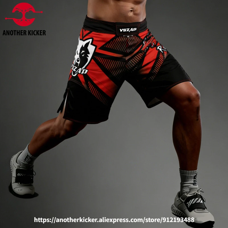 남성용 Vszap MMA 쇼츠, 속건 스파링 그래플링 파이트 쇼츠, 프리미엄 노..