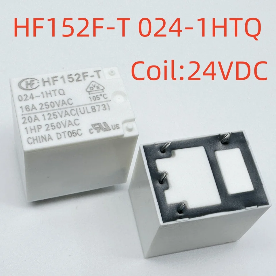 1p HF152F T 012 1HT HF152F T 012 1HT 12V DC 4pin PCB Power Relay HongFa Original - Foto 9