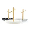 New Nordic Bamboo Tree Branch Storage Tray Living Room Desktop Key Hanger Jewelry Display Frame 6