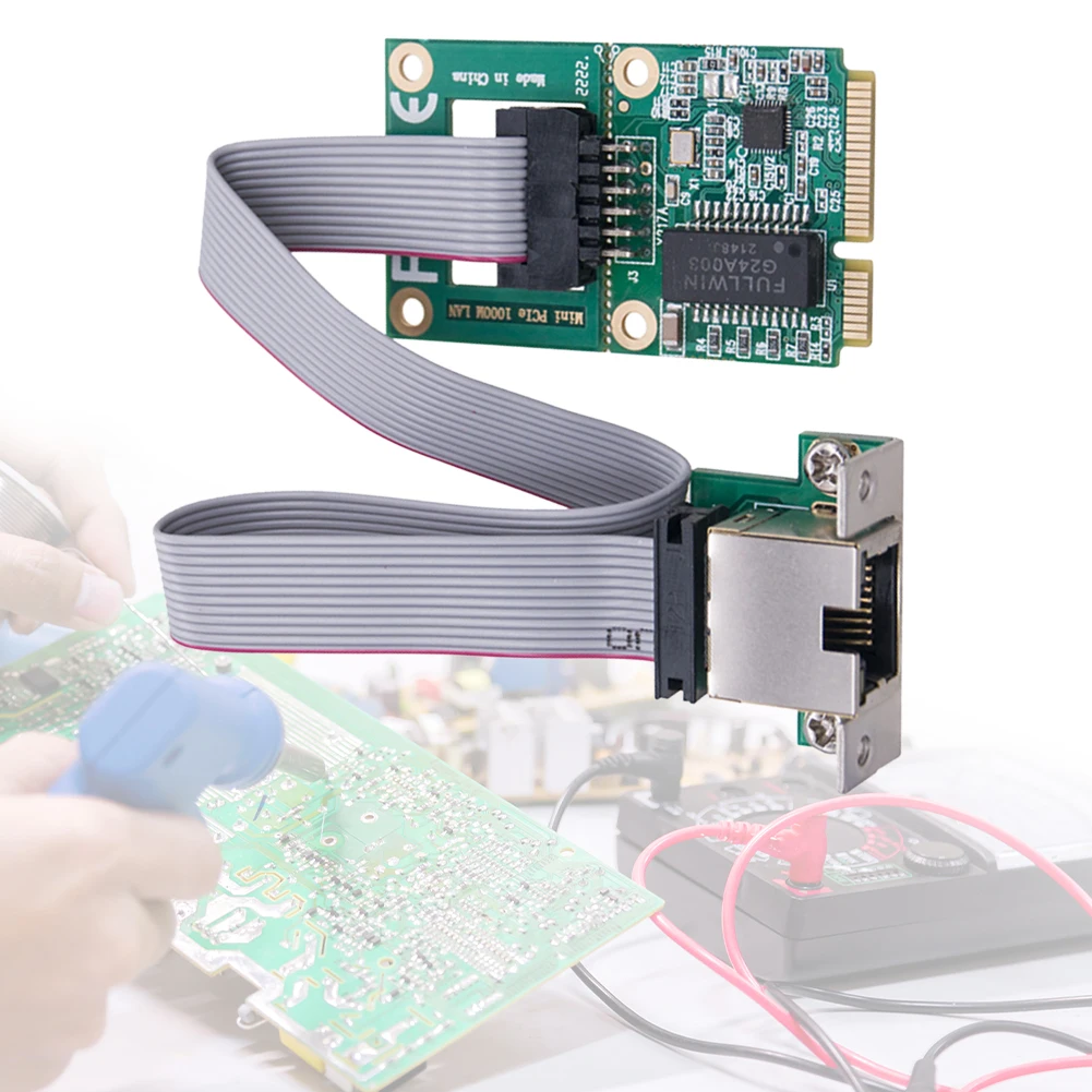 PC용 미니 PCI-E 네트워크 카드, 기가비트 이더넷 NIC 어댑터, PC용 미니 PCI 익스프레스 기가비트 이더넷 카드, RTL8111H, 10 M, 100 M, 1000M