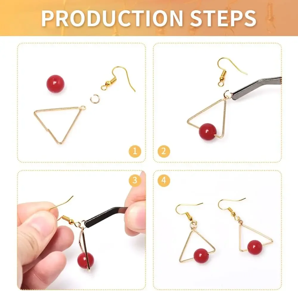 Earring findings 100/500pcs DIY earring findings earrings clasps hooks stainless steel hypoallergenic earring making accessories hook earwire