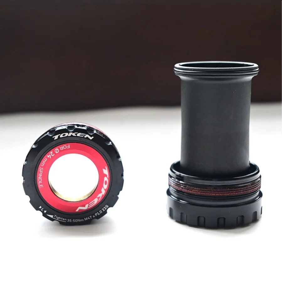 TOKEN Bicycle BB Ceramic Bearing Bottom Bracket, T47 68 73mm
