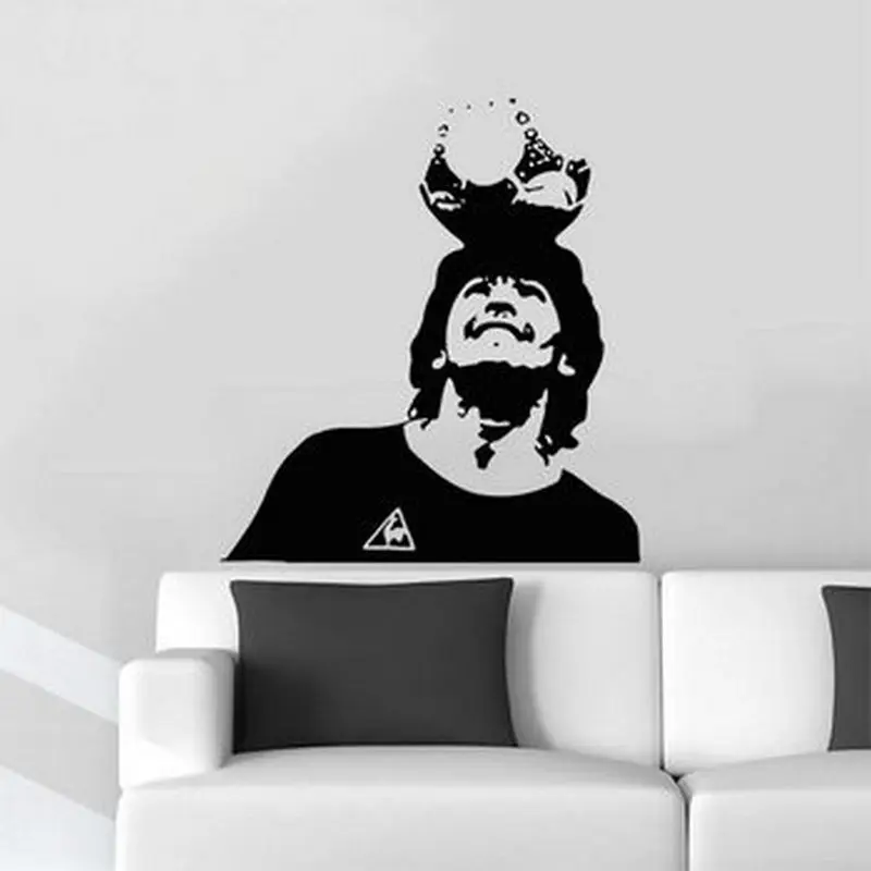 

Manadona juggling Wall Art Stickers Decal Decor Vinyl Poster Mural wallpaper removeable Custom DIY Kids gift