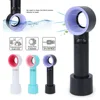 USB Rechargeable Bladeless Handheld Fan - Portable Mini Desk Fan With 3 Speeds For Travel, Camping, Office and Bedroom use 1