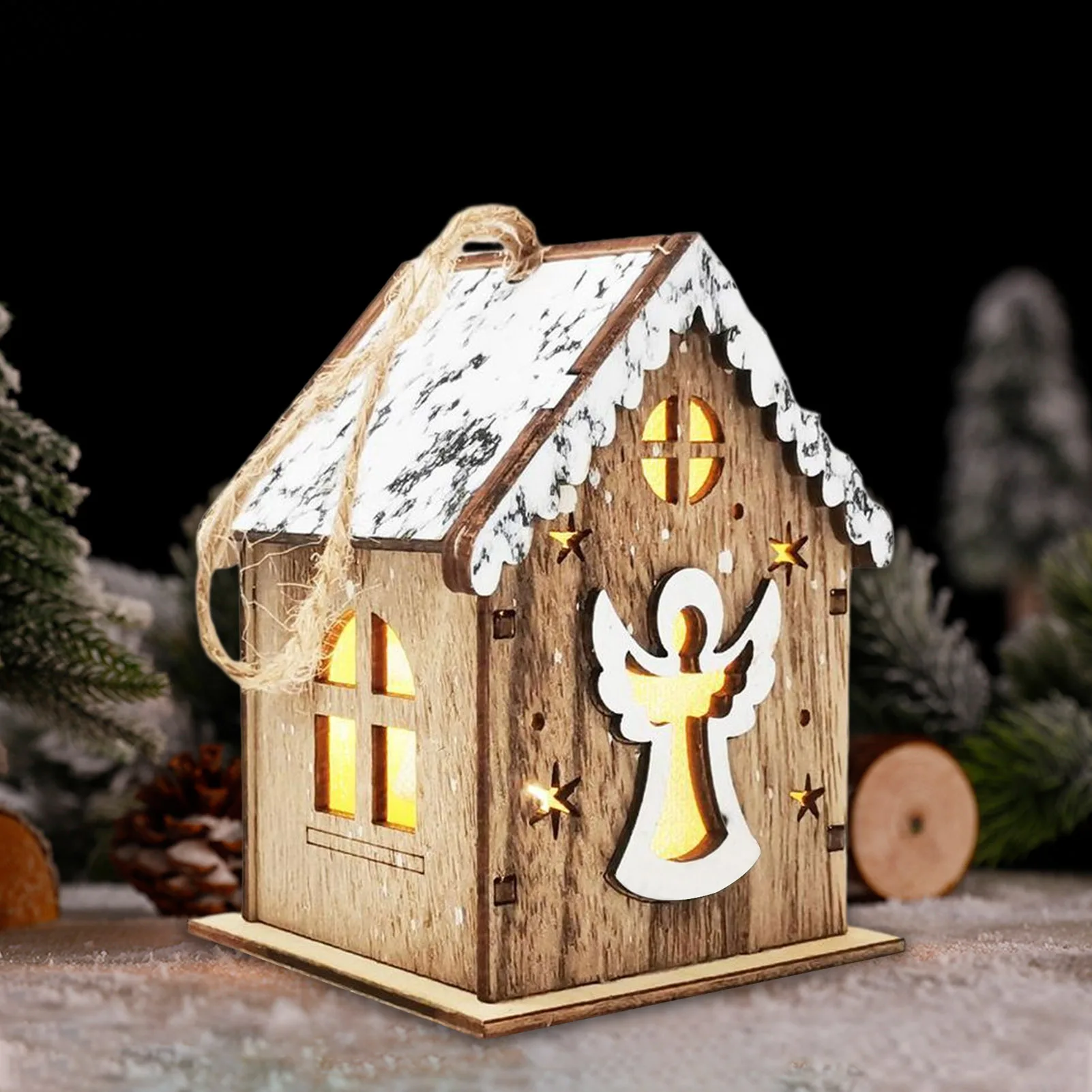 Рисунок 4 - Деревянные рождественские украшения для дома