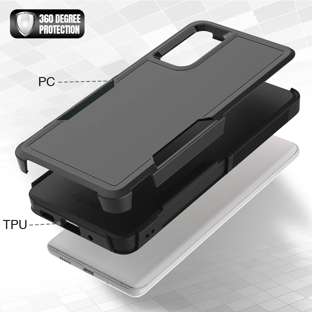 Premium Shockproof Hybrid Armor Phone Case with Dual Layer Protection