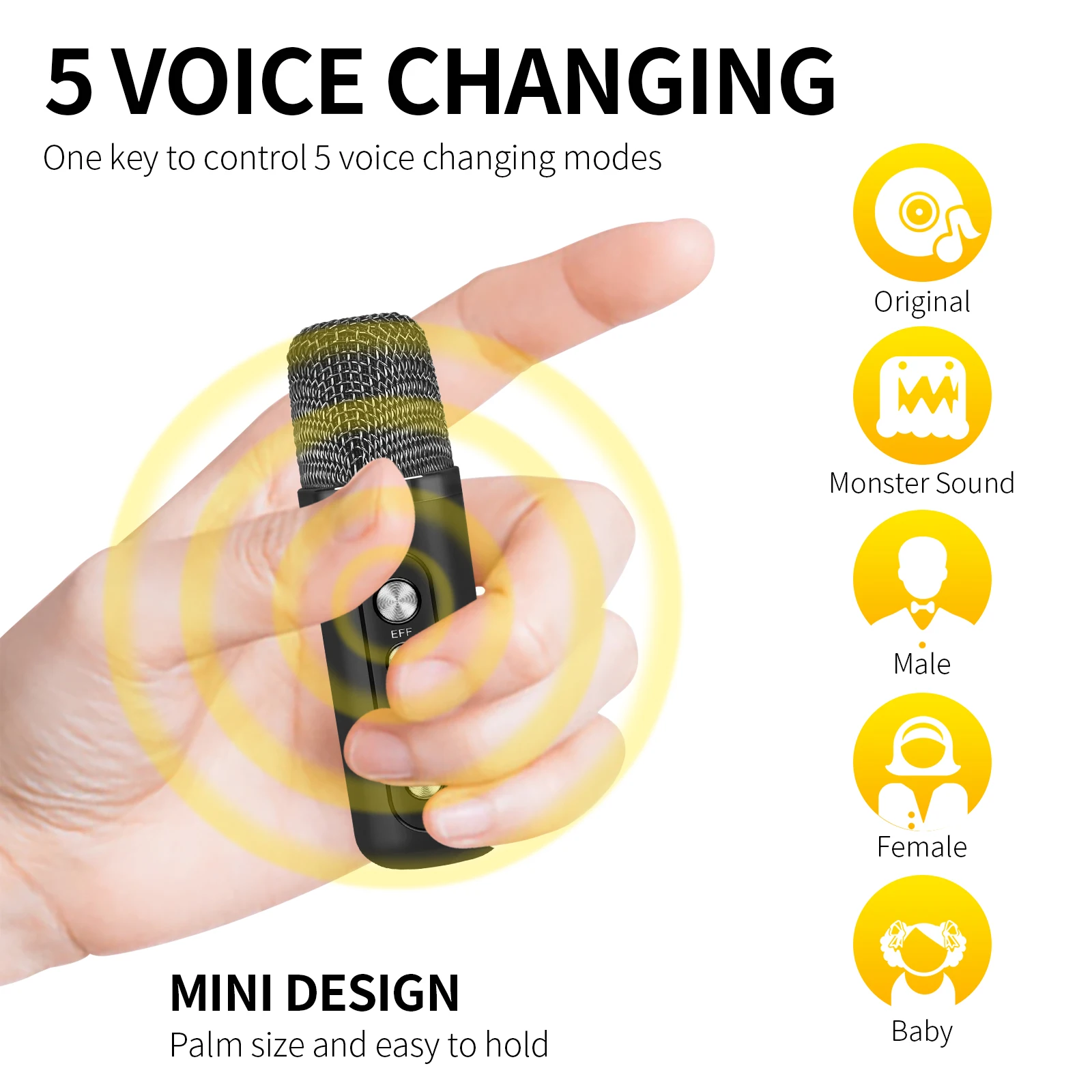 US $58.51 - 64.67 New high-power portable professional karaoke dual microphone bluetooth speaker smart external karaoke equipment caixa de som