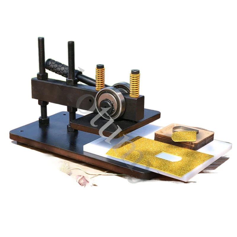  Máquina troqueladora de placa de hierro fundido, cortador de  troqueles de perforación redondo gráfico, manual de servicio pesado,  máquina de perforación, cortador de círculo para PVC, papel : Arte y  Manualidades