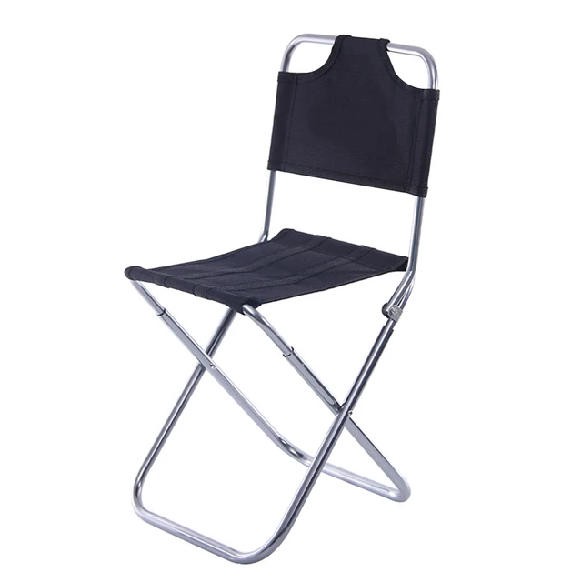 Folding Chair Ice Fishing Aluminum Alloy Stool Foldable Outdoor Chairs Seat  Camping Supplies Travel Portable