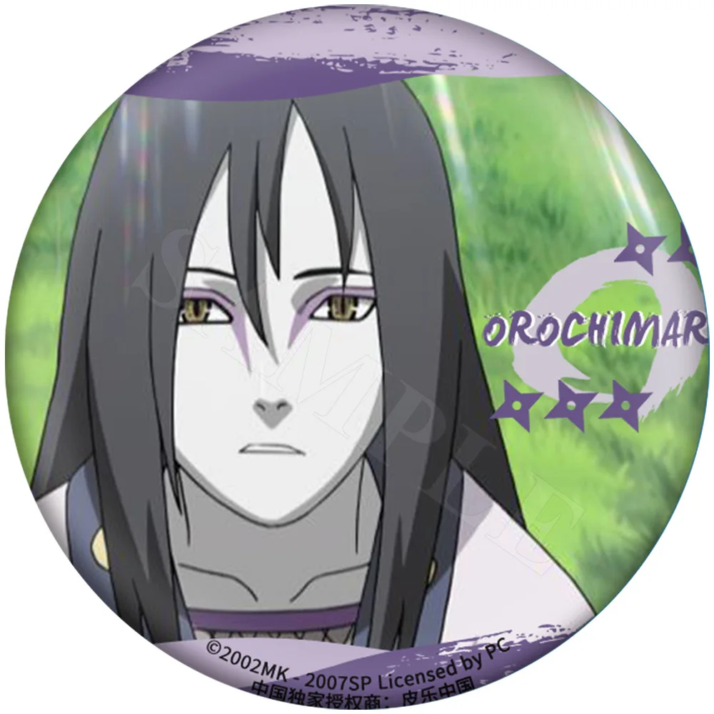 Officially Licensed Naruto Character Cosplay Badge Collection