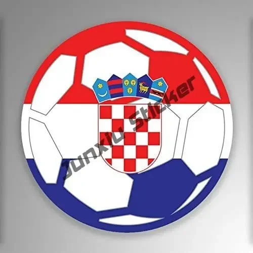 Adesivo Per Vetri Auto Regalo Adesivo Personalizzato Contorno Croazia (Croatia/Hrvatska) Per Auto, Vetri O Regali Adesivo Contorno Bandiera Croazia
