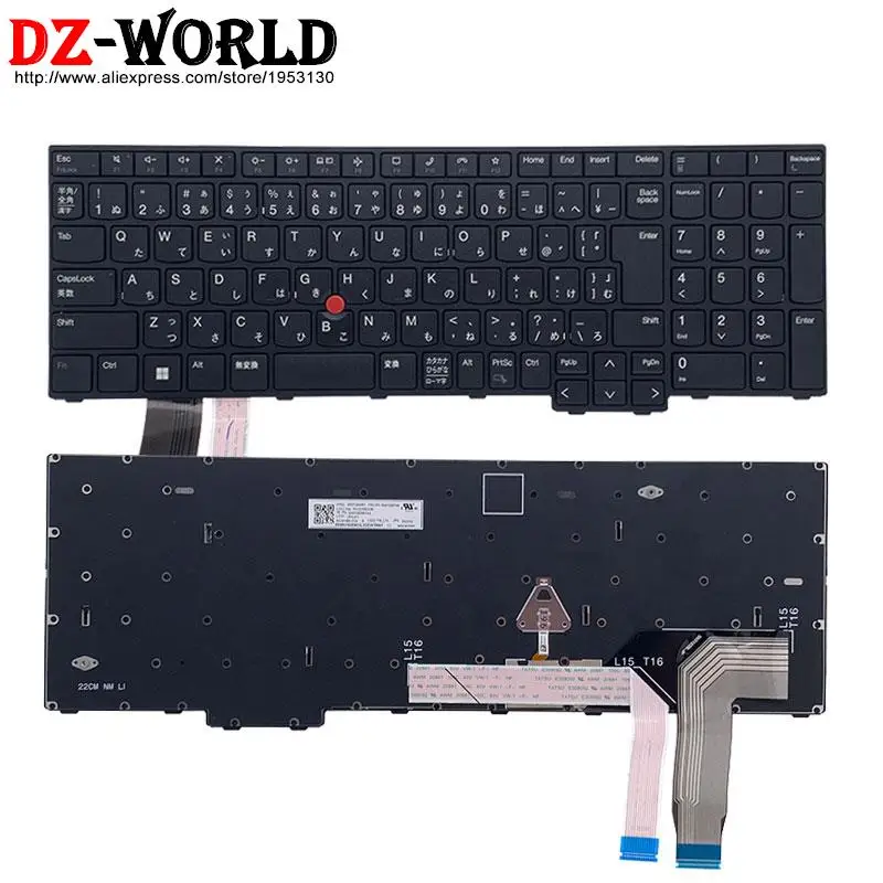 Japonês Retroiluminado Teclado para Lenovo Thinkpad L15 Gen3 T16 P16s Gen1 Laptop 5n21d93712 5n21d93749 5n21d93902 5n21d93786 jp - Imagem 4