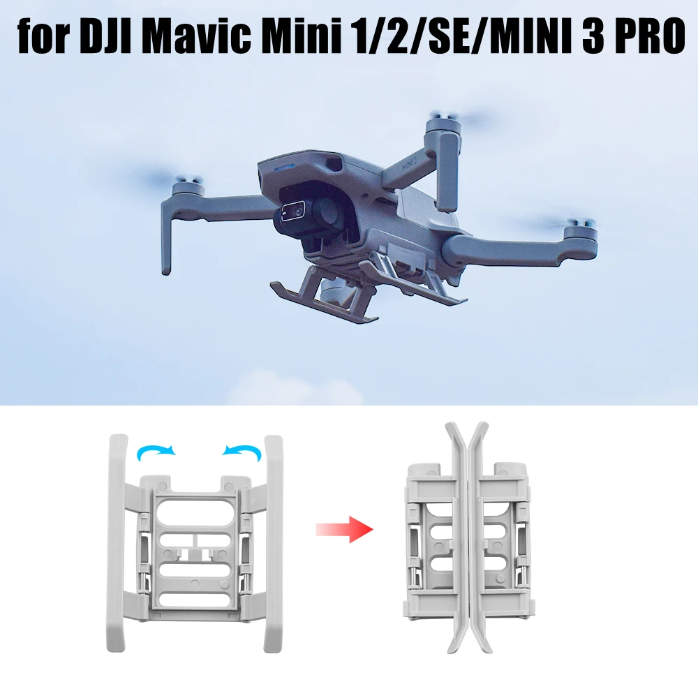 Soporte de extensiones de tren de aterrizaje Protector Para Accesorios Mavic Mini Drone A1V4 
