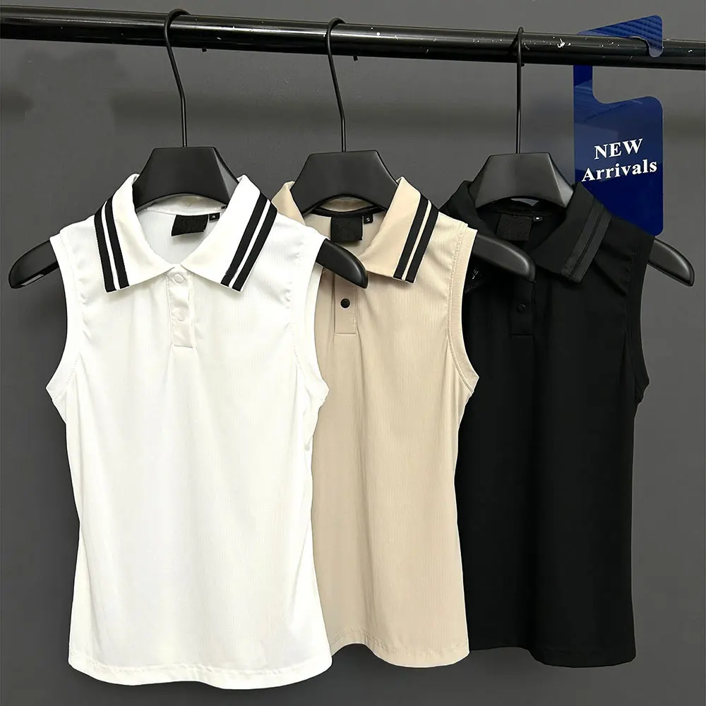 New Pre sale Golf Women's Sleeveless Shirt Golf Sports Shirt, Comfortable Fit, Elastic Quick Drying, Fee