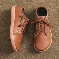 Mens Artificial Leather Wide Barefoot Shoes Unisex Plus Size Male Outdoor Minimalist Sneakers Women Zero Drop Casual Walking 1