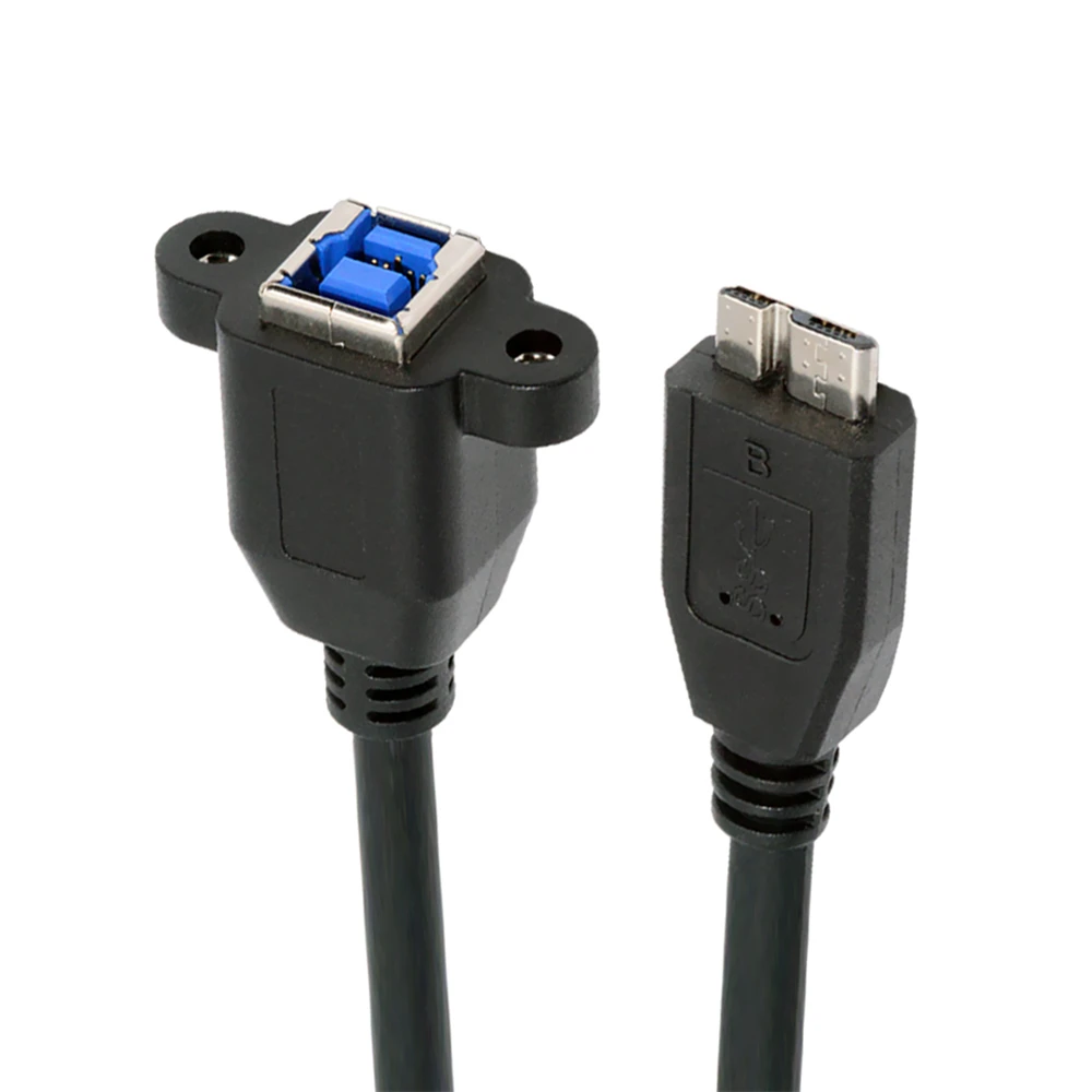 

Удлинитель кабеля USB 3.0 Type-B «мама» к USB 3,0 Micro-B «папа», 5 Гбит/с, для диска, SSD, камеры, 30 см