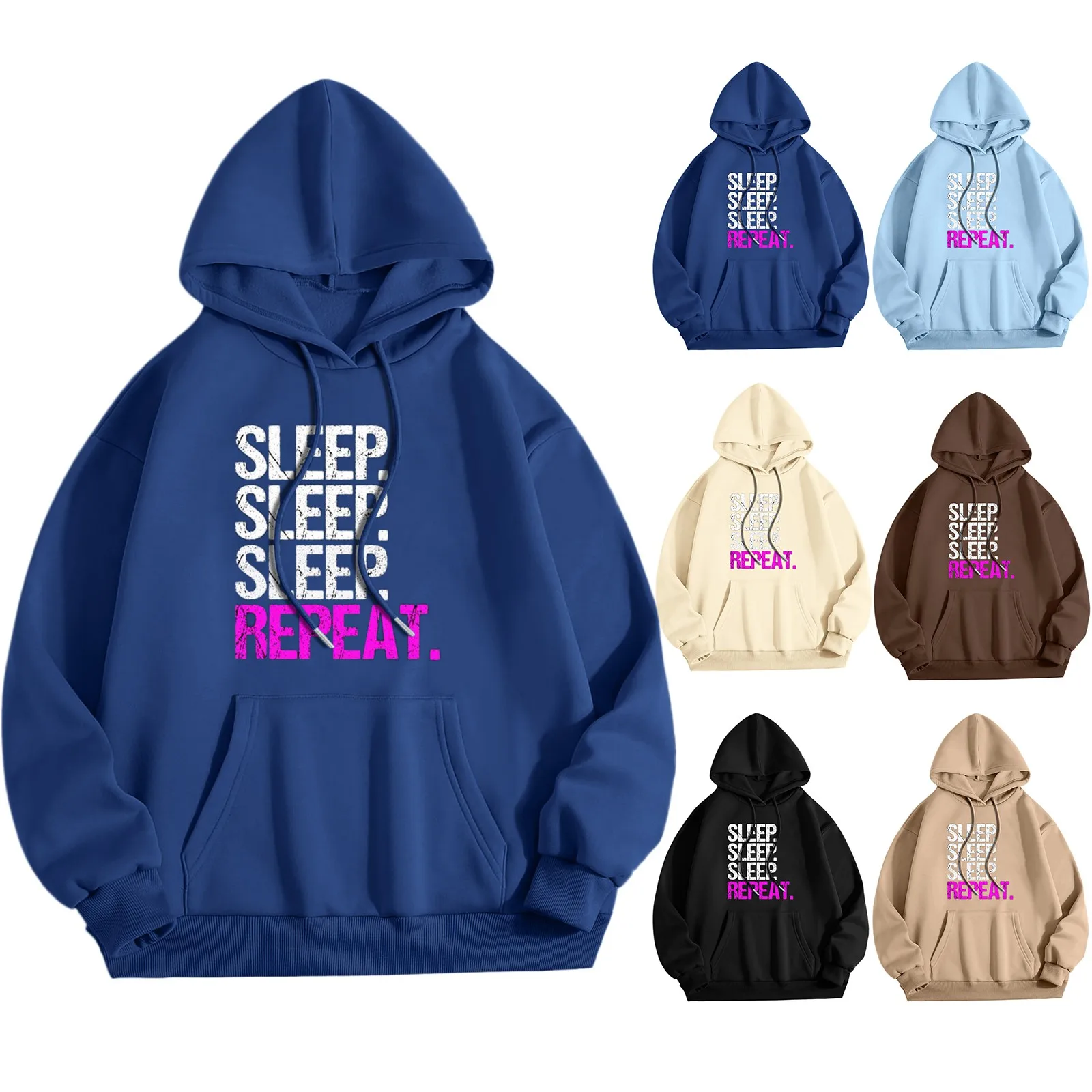

Women's Hoodie Oversized Sweatshirt Brushed Sweater Long Sleeve Shirt Cute Loose Clothing Women's Fleece Lined Long Hoodie