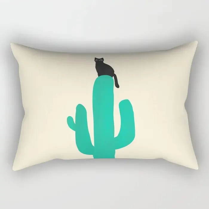 Decorative home throw pillows case for sofa cushion cover nordic 40x60cm 30*50cm Cute baby pillowcase cartoon fruit 30x50 cactus 6