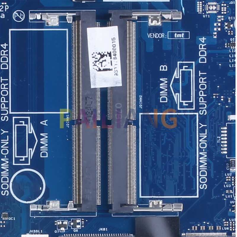 Placa-mãe do Portátil para Dell 3480 3580 3780 3583 Testado Completo La-g712p 04205u 5405u I38145u I59265u I7-8565u I7-8565u - Imagem 2