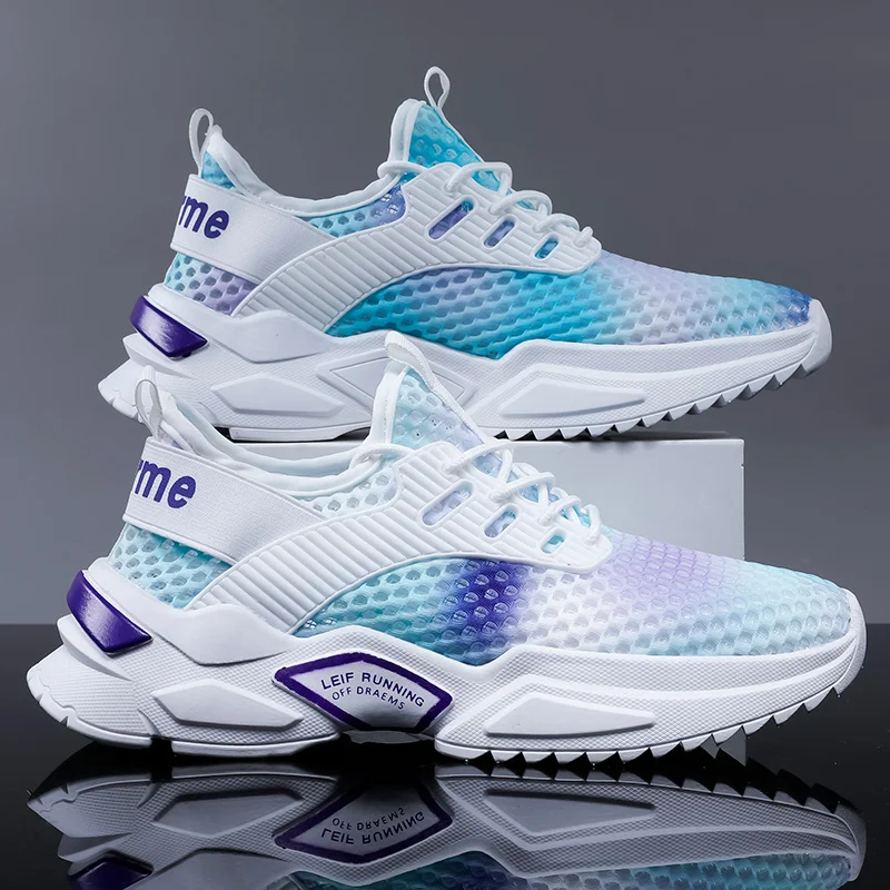 

Fujeak Summer Mesh Shoes Lightweight Sneakers for Men Non-slip Casual Shoes Breathable Running Shoes Comfortable Plus Size Shoes