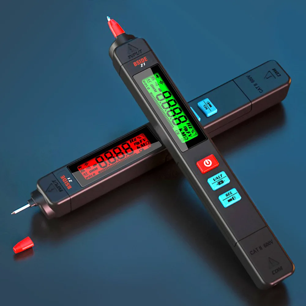 Tanio BSIDE multimetr cyfrowy Tester inteligentny piórkowy czujnik napięcia DC