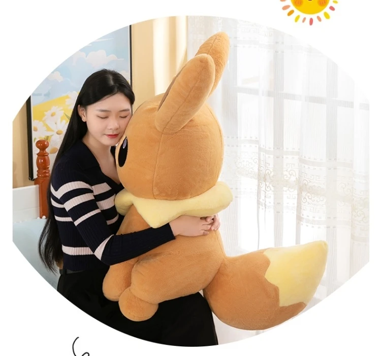 Plush Pokemon Eevee Pillow Anime Pokemon Pikachu 70cm