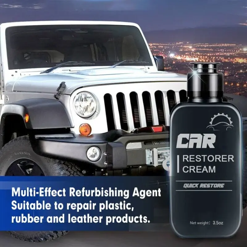 Car Interior Panel Wax Dustproof Plastic Car Interior Renovation Coating Leather Care Polish