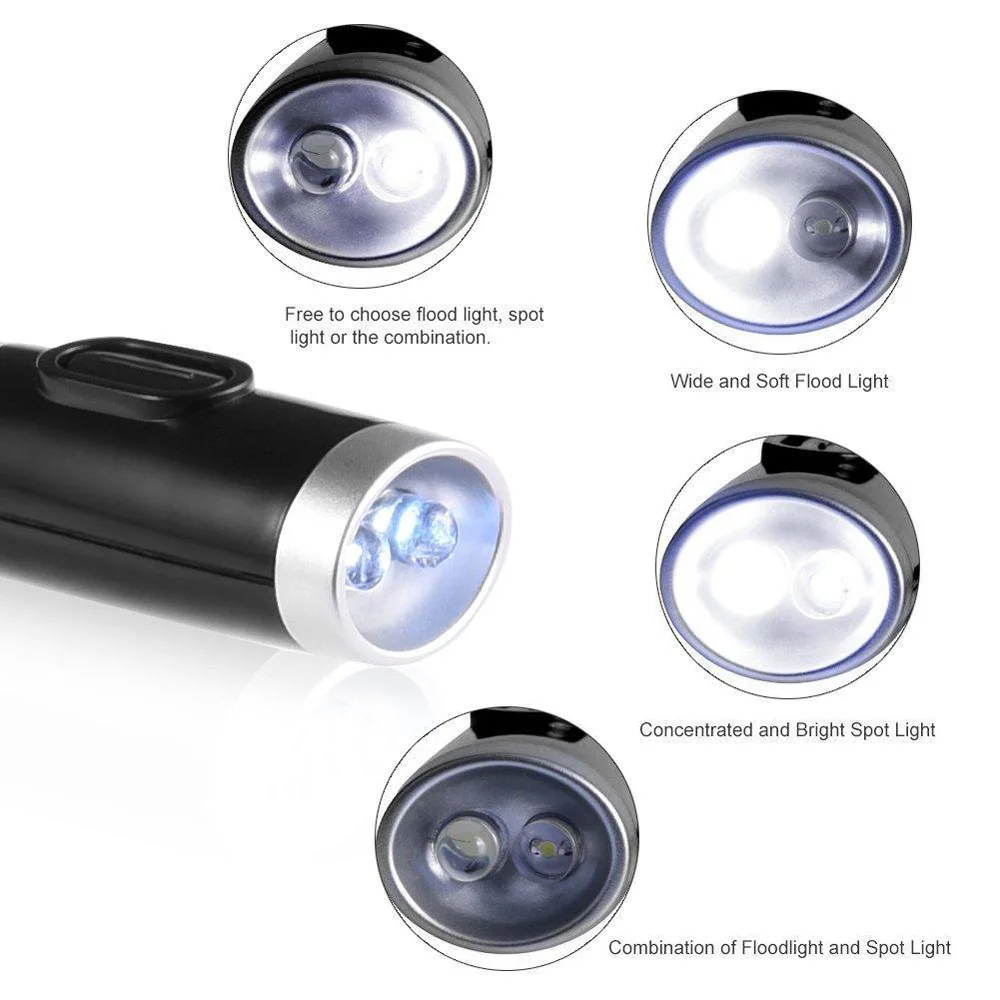 Reading in Bed Bendable Book Lights Neck Lamp with 4 LED Lights Adjustable Brightness Perfect for Sewing and Knitting 4