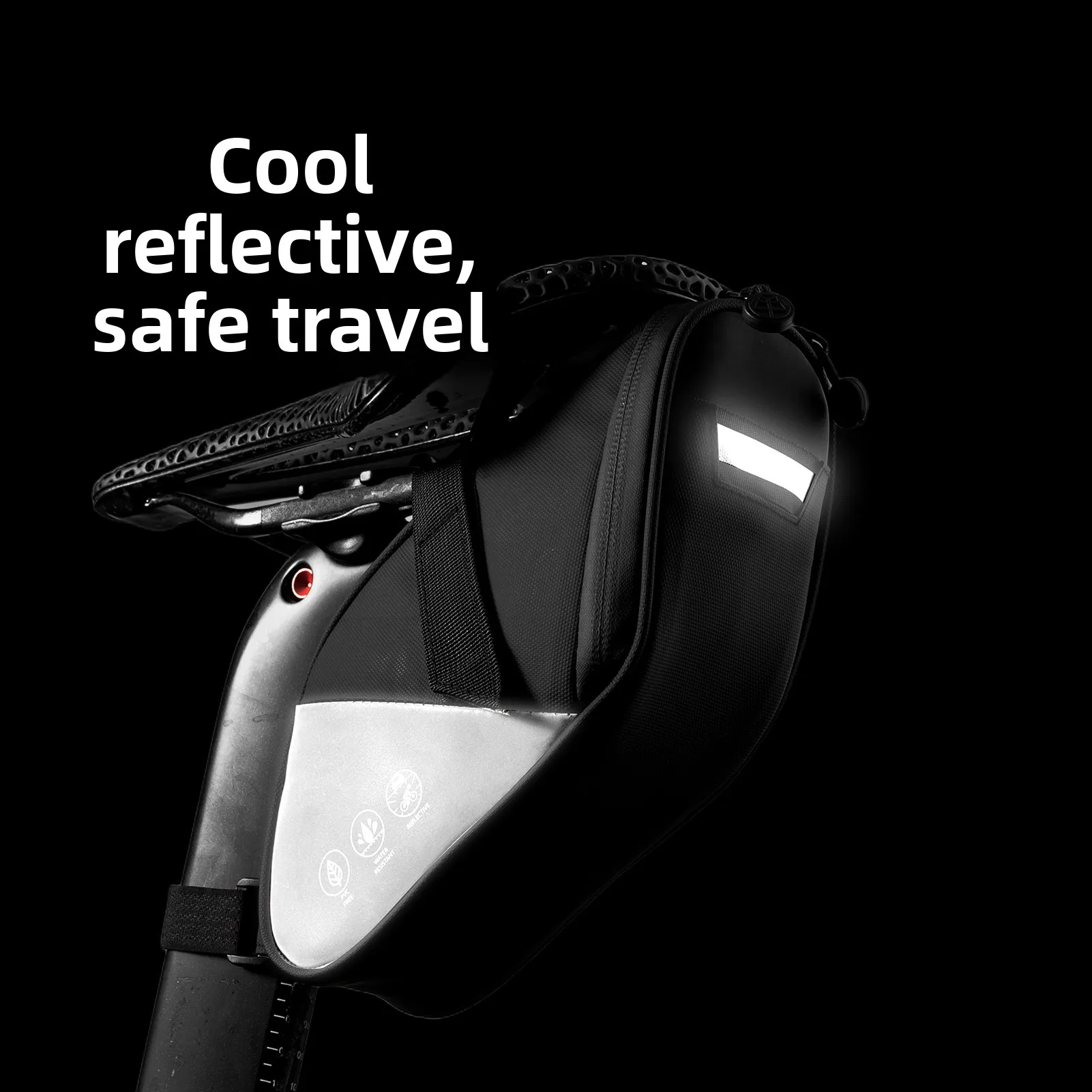 Bicycle Bag Shockproof Bike Saddle Bag Tail Refletive Rear Large Capatity Seatpost MTB Bike Accessories