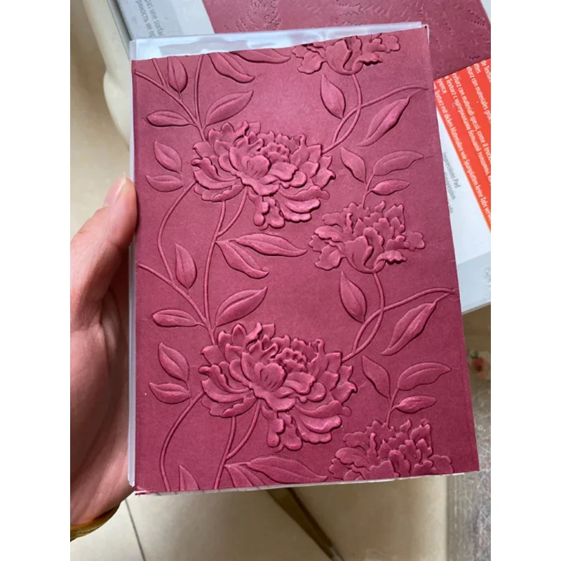 Embossing Folder Transparent 3D Plastic Plates for DIY Paper Card Decoration