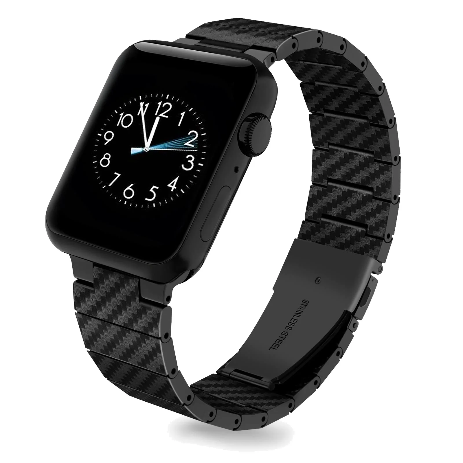 Straps Apple Watch 3 Carbon Fiber Carbon Fiber Apple Watch Band