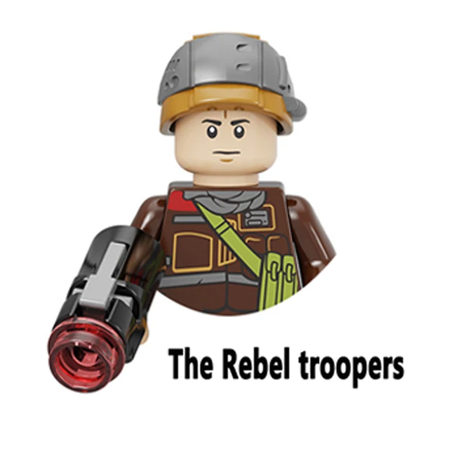 Hoth Rebel Alliance Troopers Rodian Duros Building Blocks Resistance Han Solo Leia Chewbacca Bricks Cassian Andor Figure Kid Toy N-PG2313