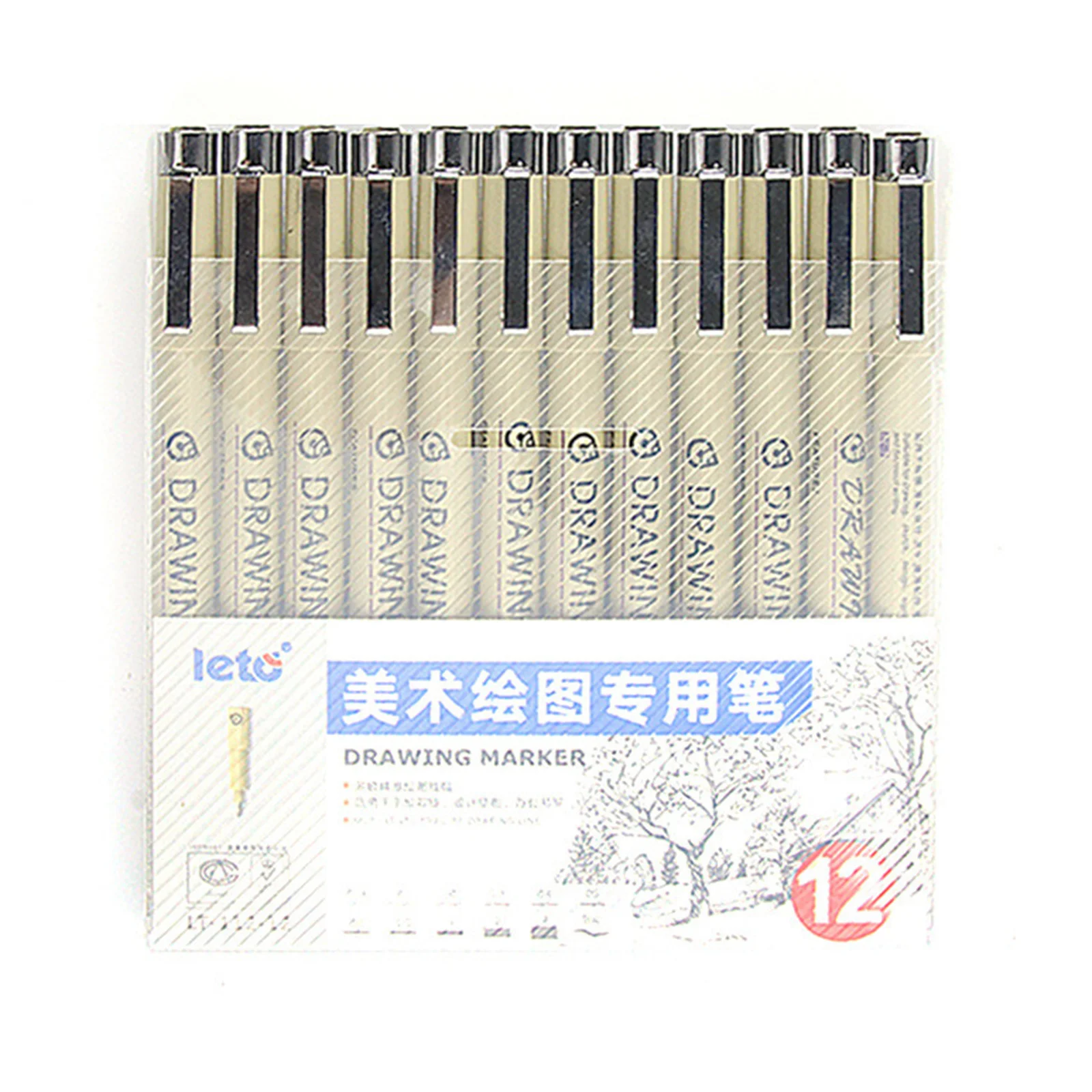 12pcs Vintage Color Micro Pen Waterproof Ink 0.5MM Felt Tip For Technical  Illustrating Drawing Manga Zentangle Sketch Art Pens - AliExpress