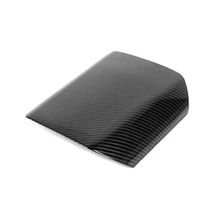 SHINEKA ABS Armrest Box Rear Panel Decoration Cover - Interior Enhancement Accessory (Carbon Fiber Grain)