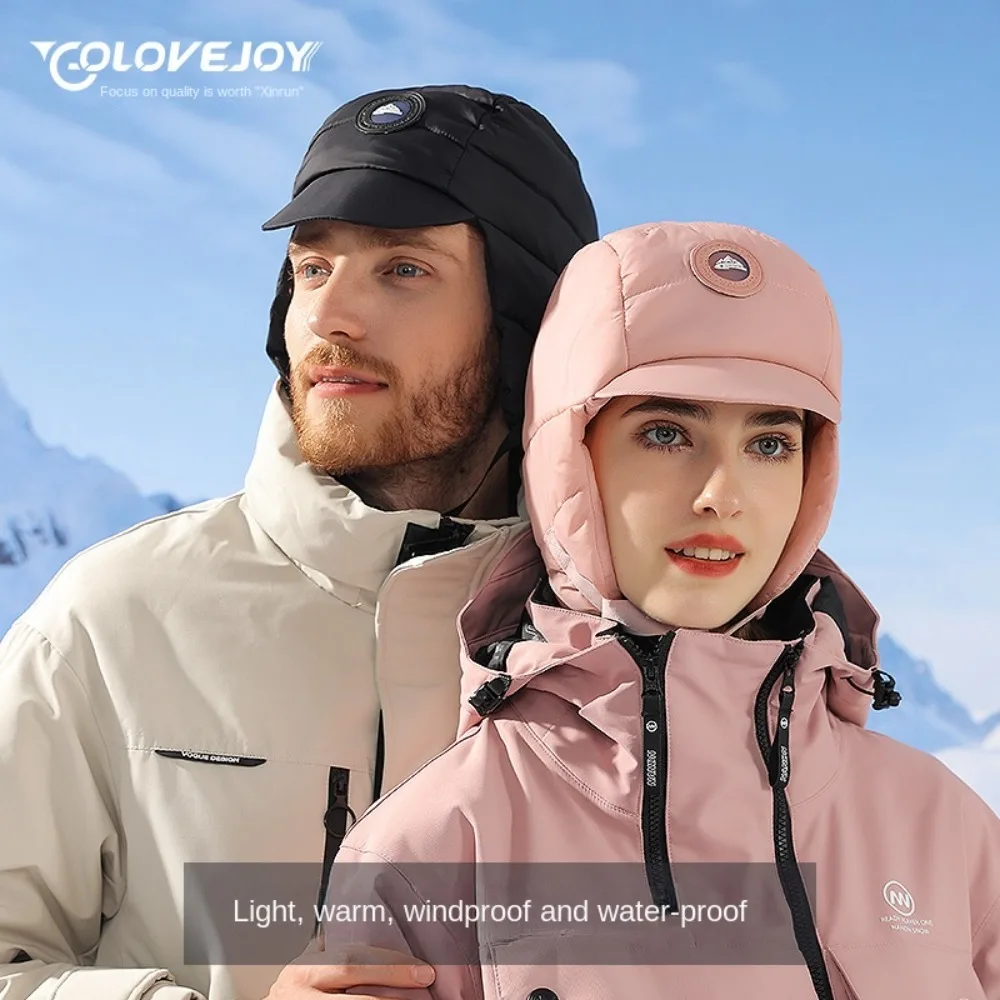 

Snood Hood Hats Windproof Ski Hats Cold Proof Thermal Fleece Hat Ear Protection Insulated Trapper Hat Winter Warm Cap