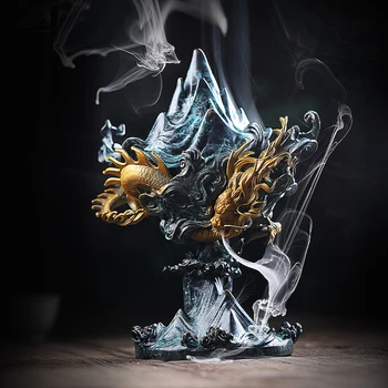 Home Ornaments Incense Burner Zen Garden Household Luxurious Incense Holders Incense Base Quemadores De Incienso Home Decoration