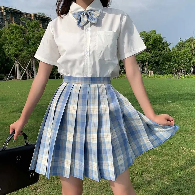  Ϻ б  콺 ø ĿƮ Ÿ Ǯ Ʈ,  10  ѱ л JK Seifuku Kawaii Plaid Skirt