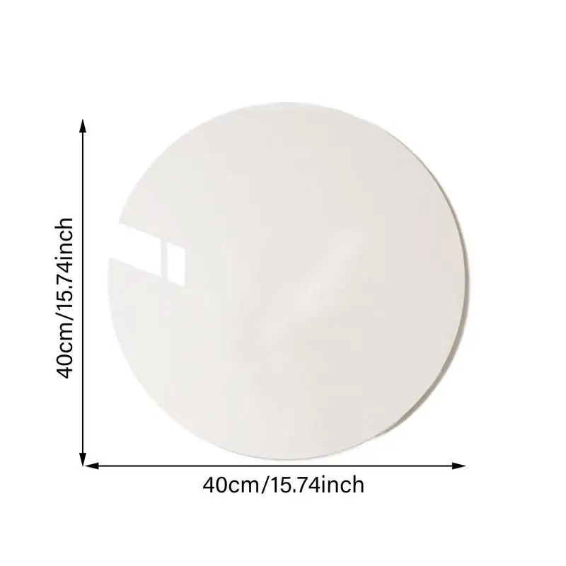 Vanity Mirror Round Acrylic Mirror Sticky Wall Bathroom Vanity Easy To Clean High Transparency For Home Bedroom Bathroom