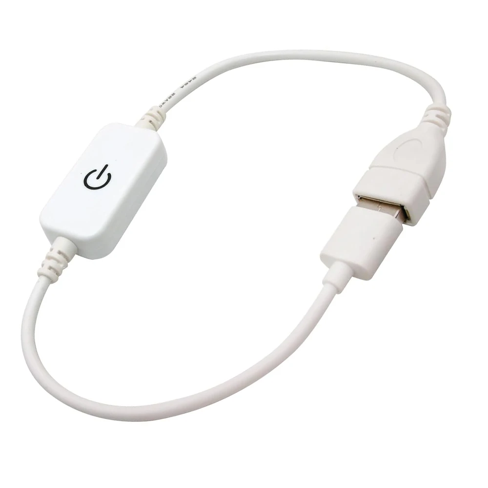 USB Cable Switch 28cm USB A Male to A Female Extension Extender Black Cable With ON OFF Switch USB 5V Touch/Knob Dimmer Switch led dimmer switch smart light switch smart dimmer switch led strip switch led string dimmer led dimmer controller lamp dimmer