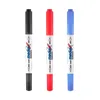 Japanese Stationery Uni Doubel Headed Oil Marker Pen ,0.4~0.9mm Writing Quick Dry Pen For CD Glass Ceramic Fabric Leather Tire 6