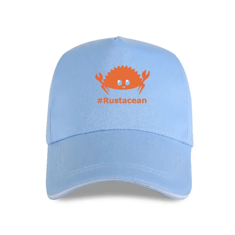 

new cap hat Rust Language Lang Unofficial Mascot Essentials Print Custom Anime Baseball Cap Streetwear Men 21127