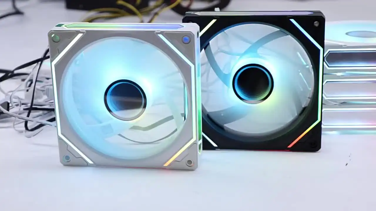 ZEZZIO PRISM 6 PRO 120mm  ARGB Case Fan PWM Temperature Control 5V 3PIN 3-sided Infinity Mirror Quiet Computer Cooling Fan