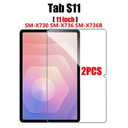 Premium Tempered Glass Screen Protector for 14.6 - Inch Tablets - 2 - Pack Protective Film (2PC - Tab S11 11inch)