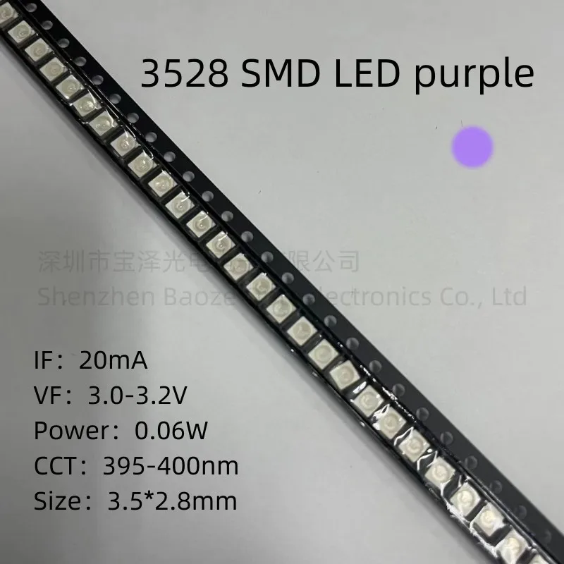 ตัวเลือกสินค้า LED หลากสี 100 ชิ้น สำหรับงานไฟฟ้า