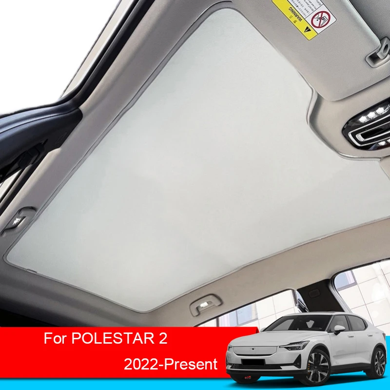 

Car Ice Crystal Sunroof Sunshade For POLESTER 2 2022 2023 2024 Skylight Roof Heat Insulation Shading Auto Interior Accessories