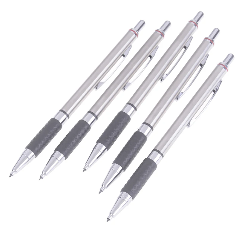 2.0mm Lead Holder Mechanical Pencil 2mm Metal Lead Holder Mechanical Draft Pencil Drawing School